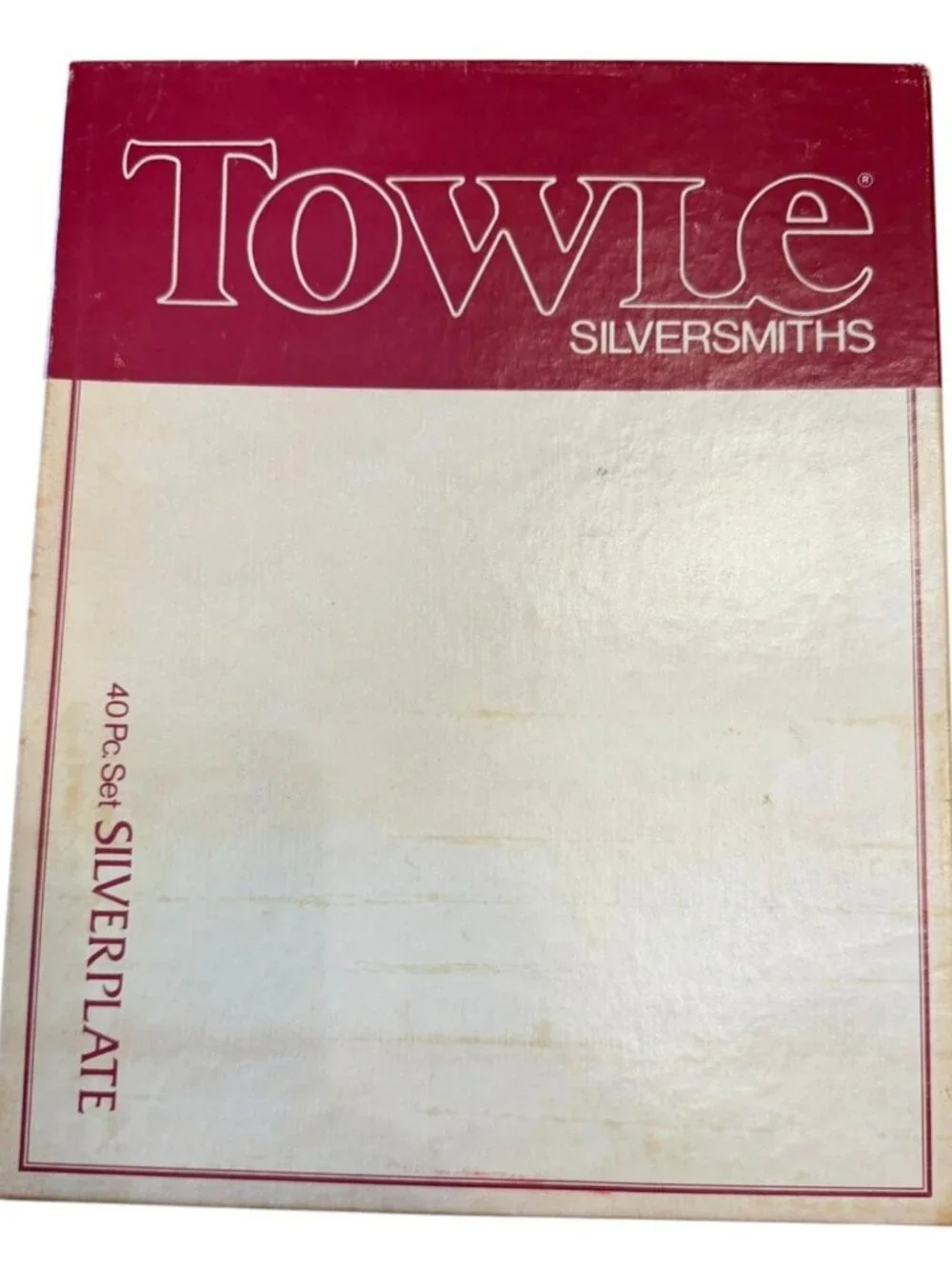 Towle Boston Chippendale Silverplate 40 Pc Flatware Set Service 8 NEW-Never Used